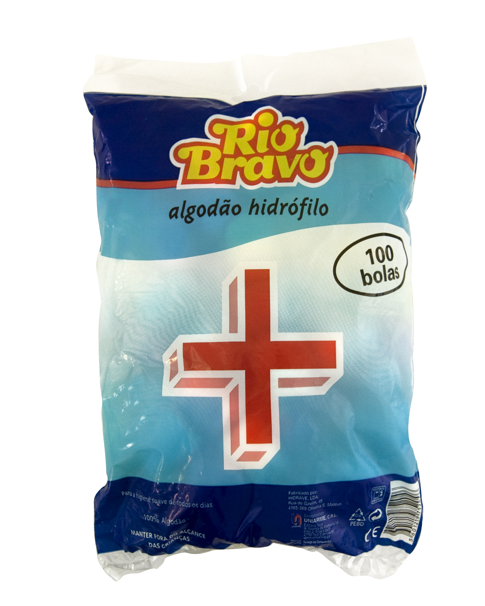 ALGODAO BOLAS CORES 100UN C/10 RIO BRAVO